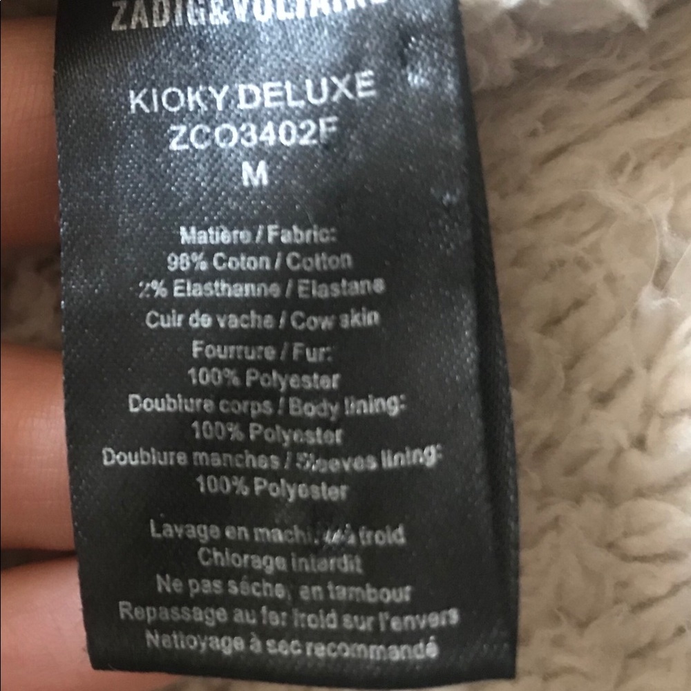 Zadig and Voltaire Biker Jacket